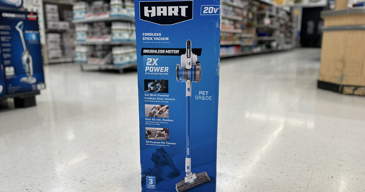 Hart Cordless Stick Vacuum Possibly Just 109 at Walmart (Regularly