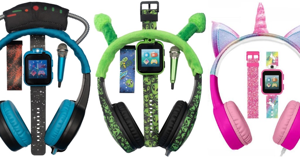 iTECH Junior Kids Headphones & Smartwatch Bundles