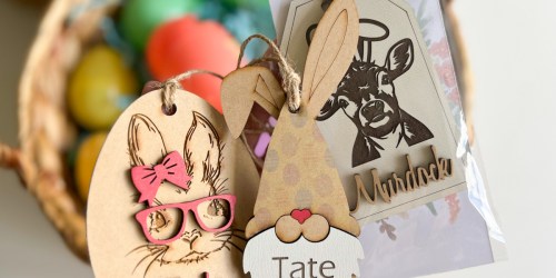 30% Off Personalized Easter Basket Tags + FREE Shipping