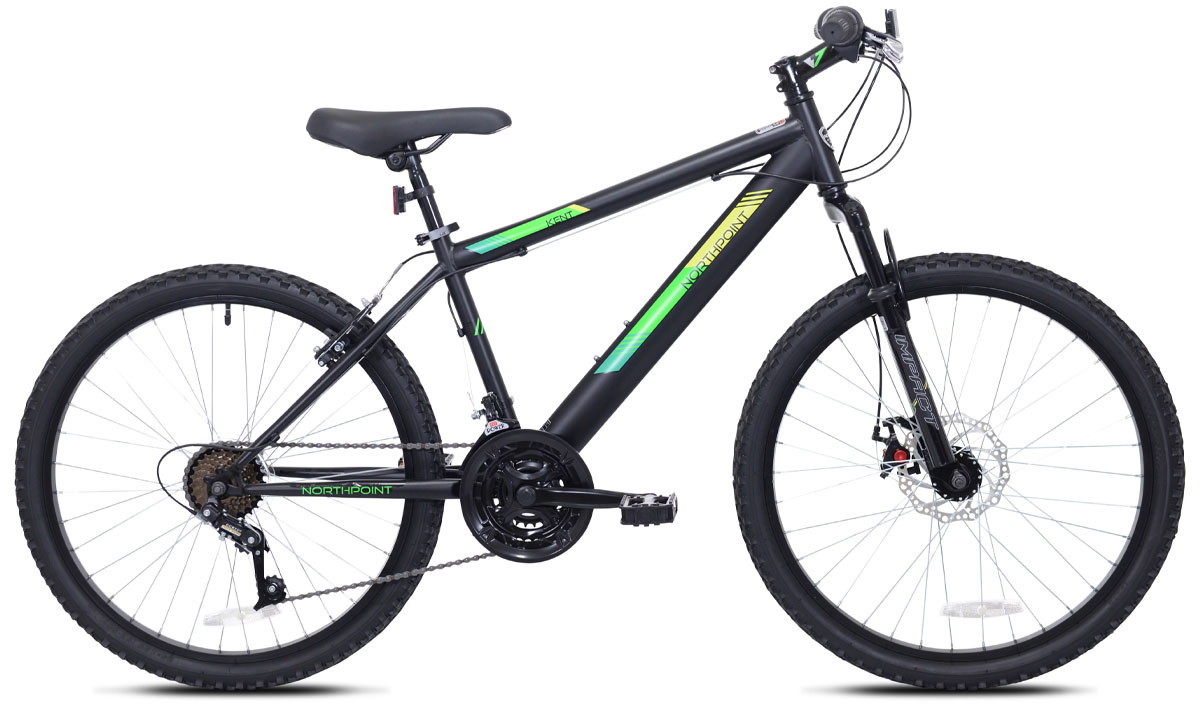 black and green kent bike stock image