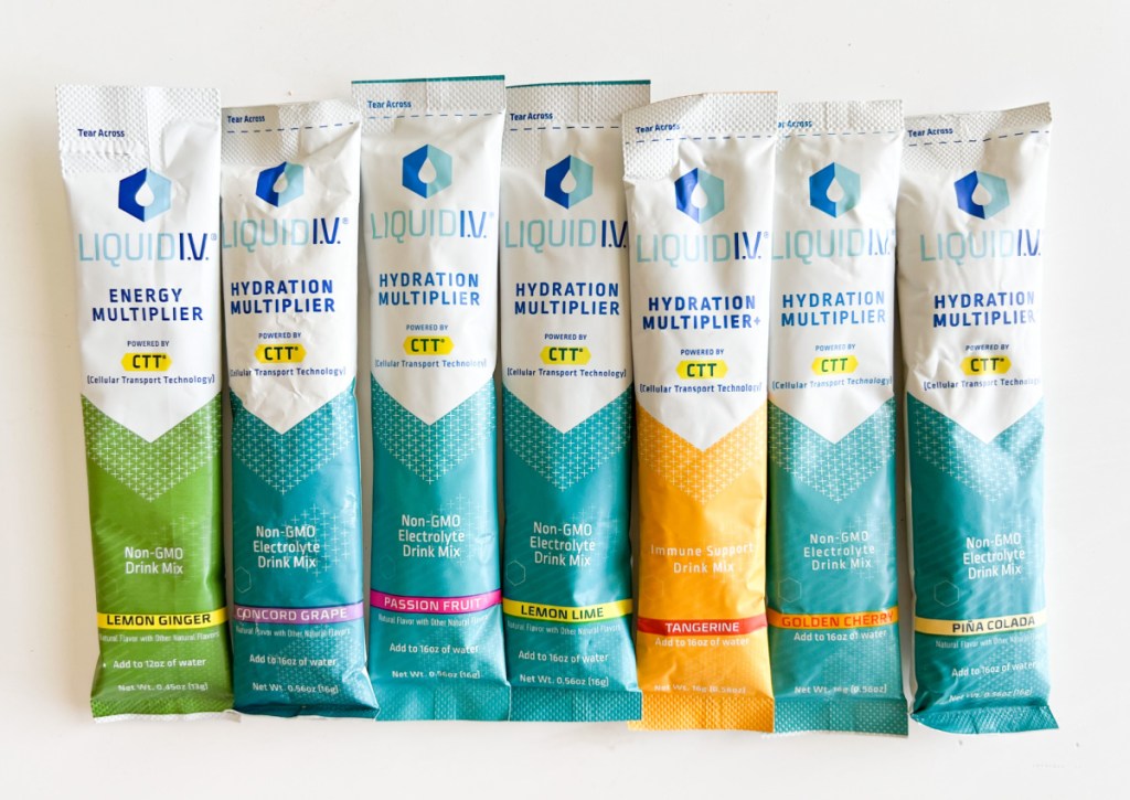 many liquid iv sticks in a row