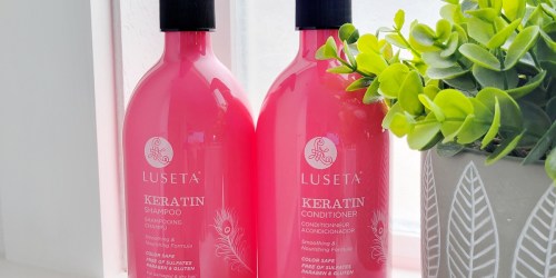 Luseta Keratin Shampoo & Conditioner Just $16.49 Shipped on Amazon | Volumizes, Softens, & Repairs Damaged Hair