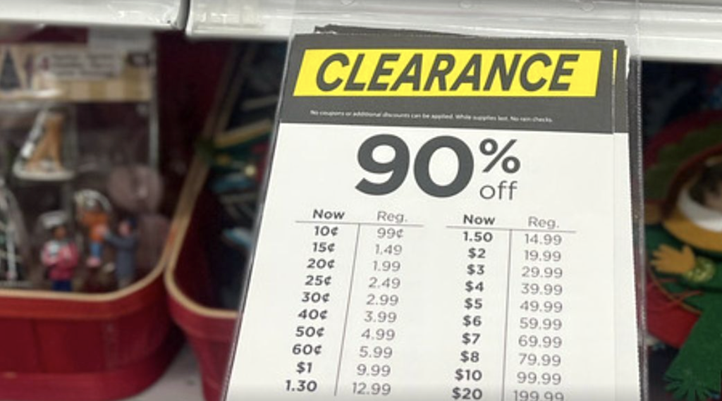 *HOT* 90 Off Michaels Christmas Clearance (InStore Only) Hurry