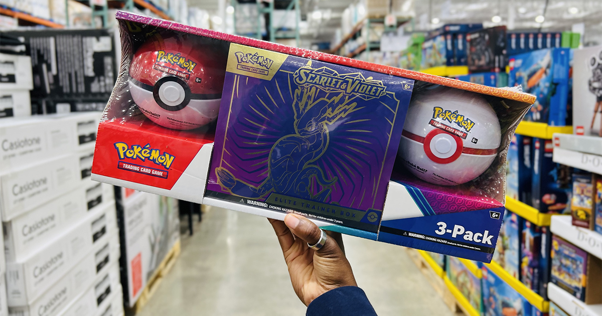 Pokemon Elite Trainer Box w/ 2 Pokeballs Only $49.99 at Costco | Includes 14 Booster Packs!