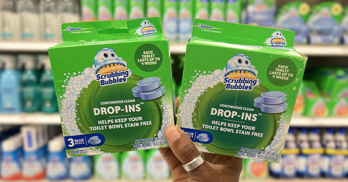 Scrubbing Bubbles Drop Ins Toilet Cleaner 6 Count Only 5.43