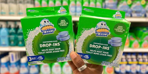 Scrubbing Bubbles Drop-Ins Toilet Cleaner 6-Count Only $5.43 Shipped on Amazon (Reg. $16)