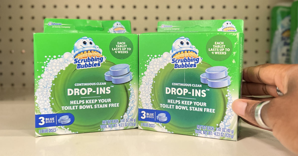 Scrubbing Bubbles Drop Ins Toilet Cleaner 6 Count Only 5.43