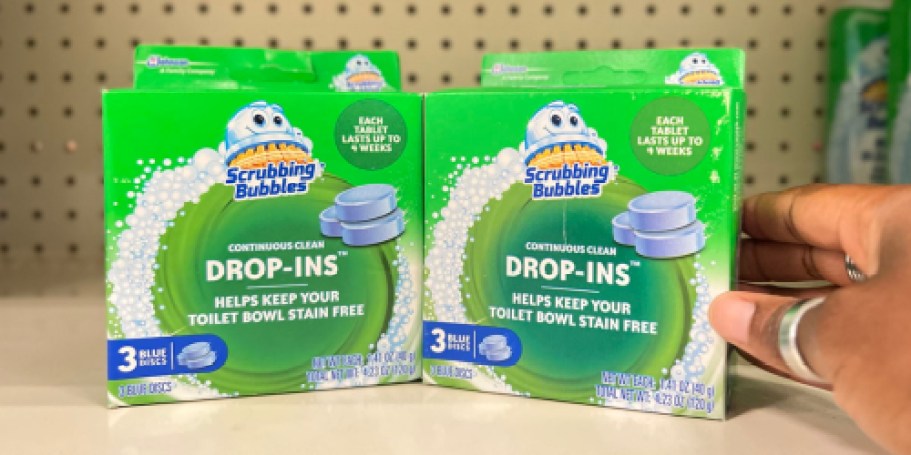Scrubbing Bubbles Drop-Ins Toilet Cleaner 3-Pack Only $3.40 Shipped on Amazon