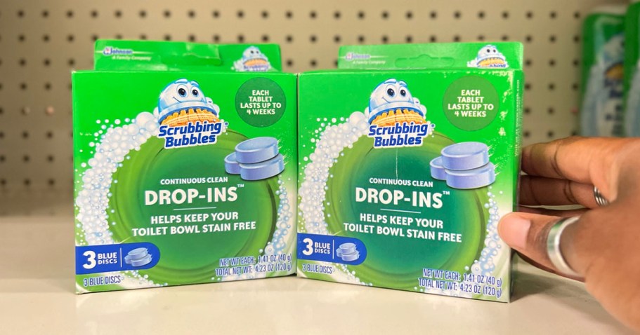 Scrubbing Bubbles Drop-Ins Toilet Cleaner 3-Pack Only $3.40 Shipped on Amazon