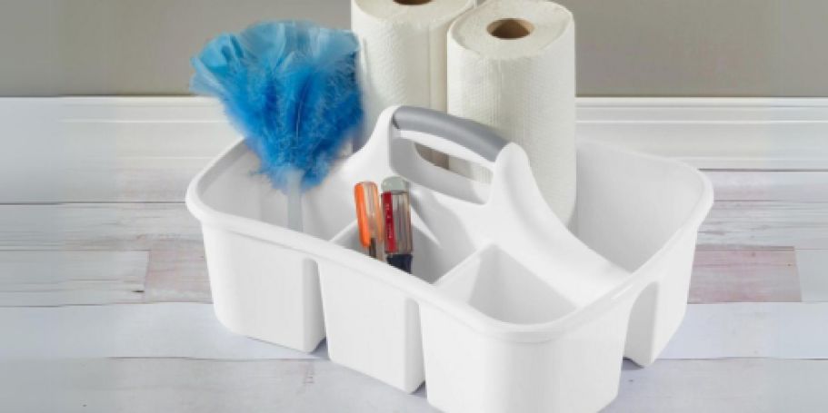 Sterilite Heavy Duty Cleaning Caddy Only $5 on Walmart.com | Great as a Shower Caddy