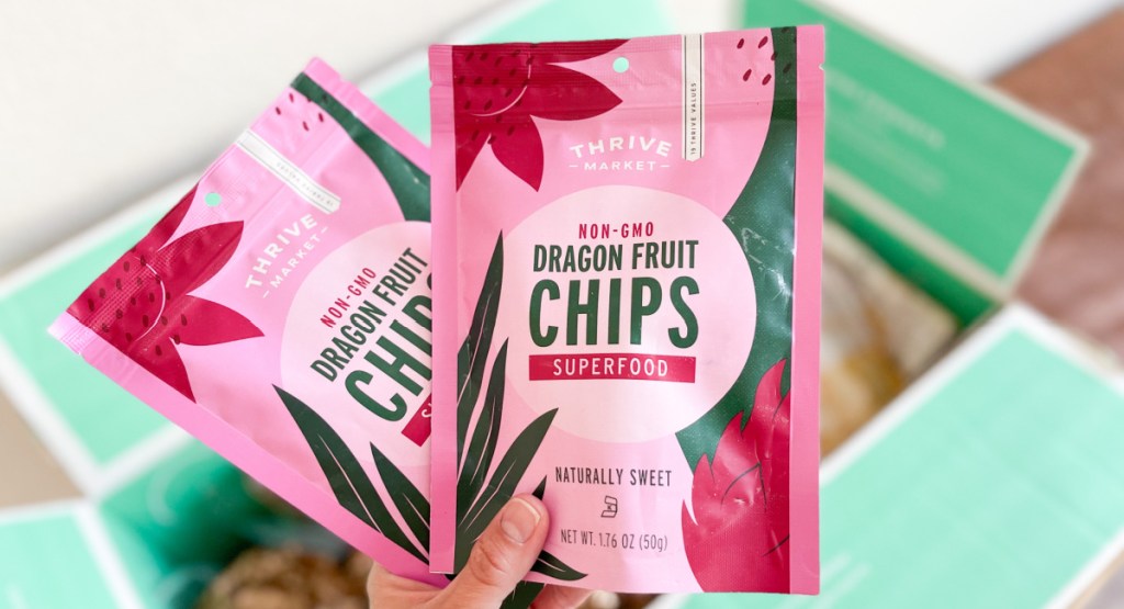 2 bags of dragonfruit chips