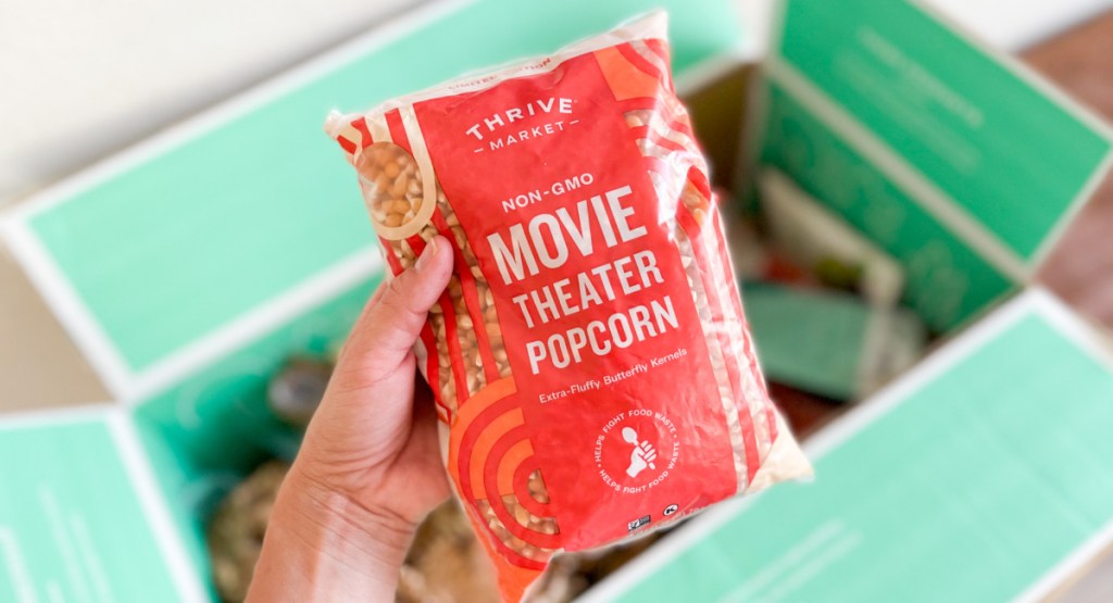 popcorn in thrive box