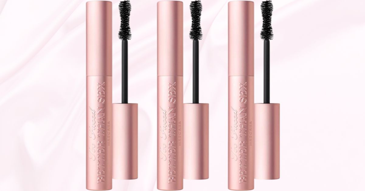 3 tubes of too faced better than sex mascara