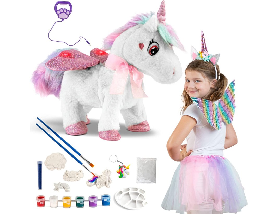 remote control unicorn, dress up set, unicorn crafts