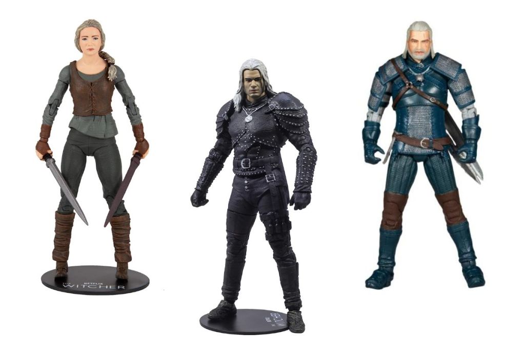 The Witcher Action Figures Geralt and Ciri
