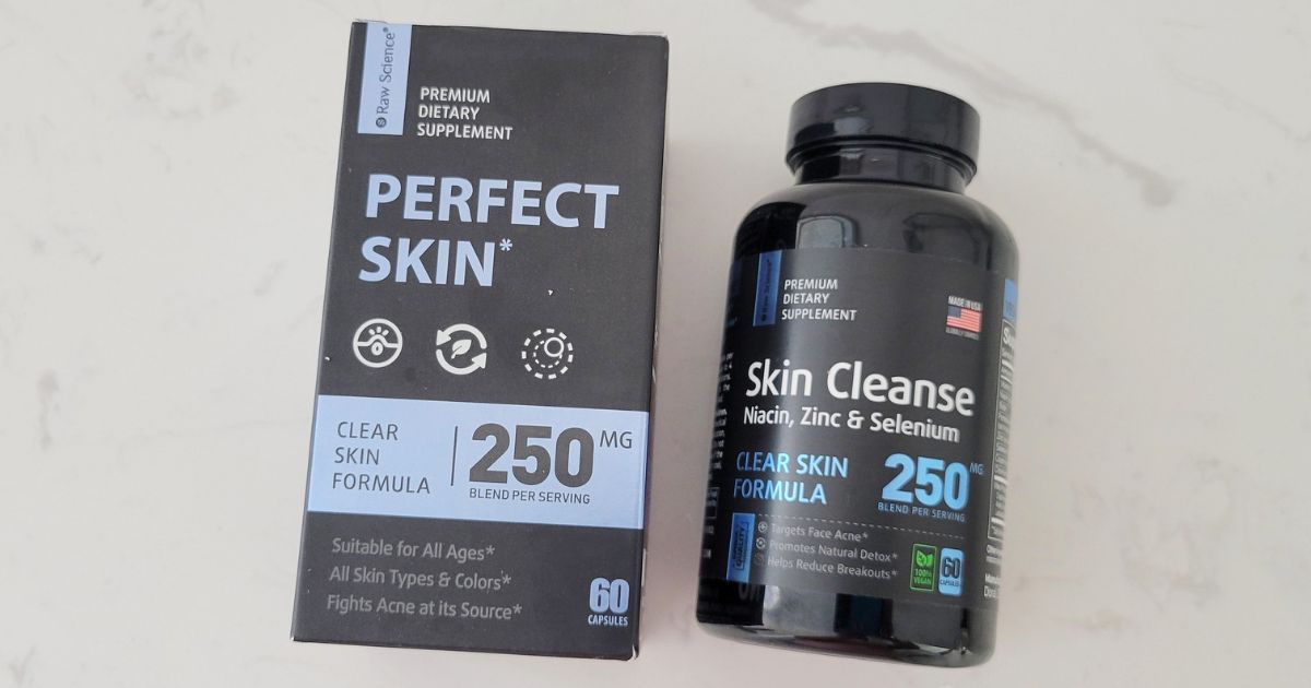 Raw Science Perfect Skin bottle and box
