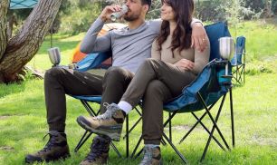 Double Camping Chair w/ Cup & Wine Holders Only $39.99 Shipped on Amazon (Reg. $80)