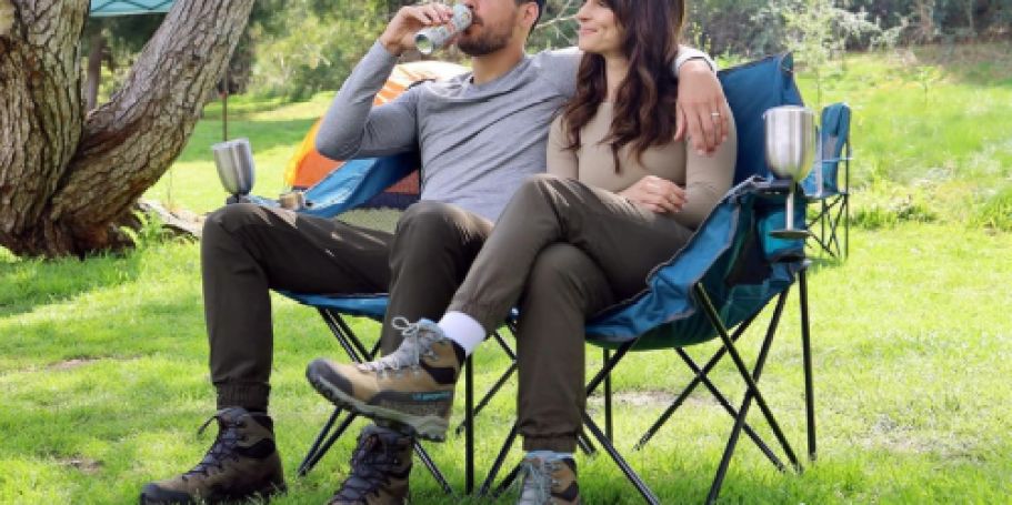 Double Camping Chair w/ Cup & Wine Holders Only $39.99 Shipped on Amazon (Reg. $80)
