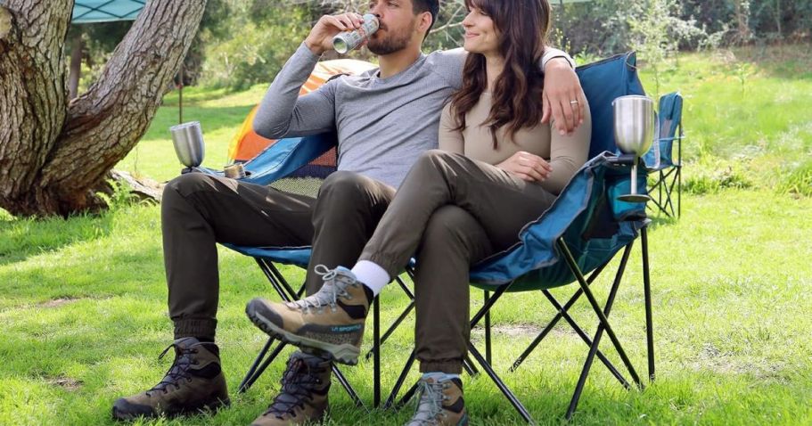 Double Camping Chair w/ Cup & Wine Holders Only $39.99 Shipped on Amazon (Reg. $80)