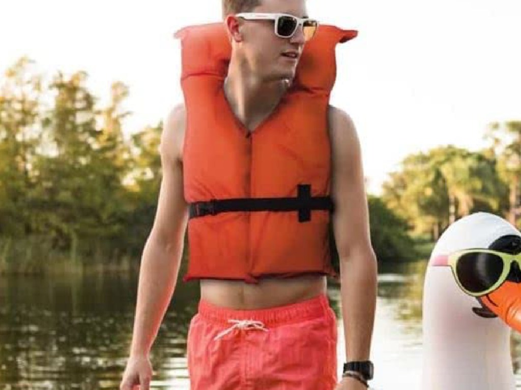 Airhead Adult Universal Type 2 USCG Approved Life Jacket on guy