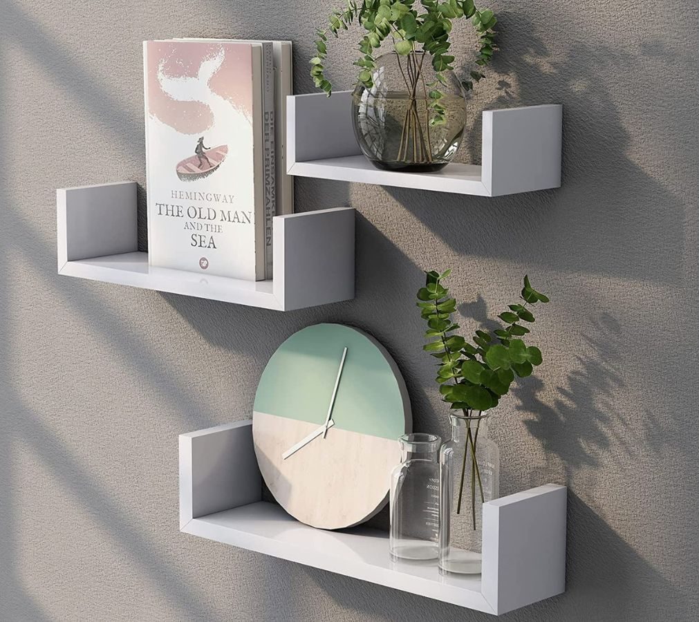 Amada Homefurnishings 3-piece Floating Shelves Set