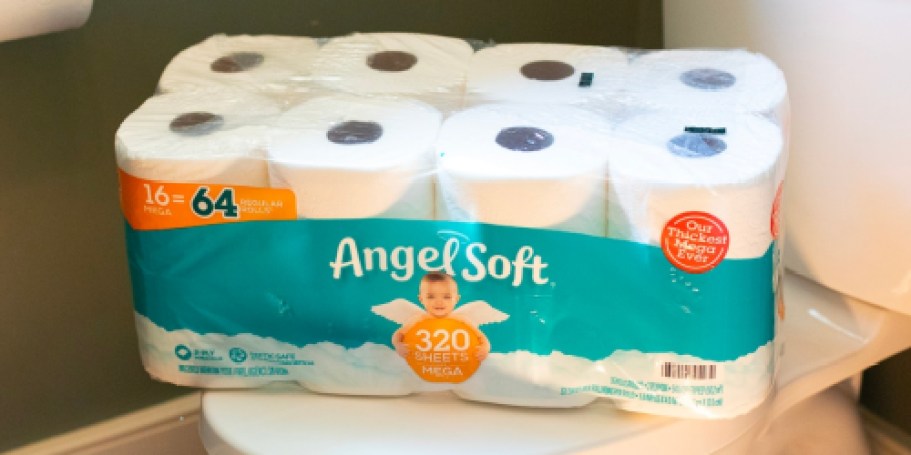 Angel Soft Toilet Paper Mega Rolls 16-Count Only $8 on Walgreens.com (Reg. $15)