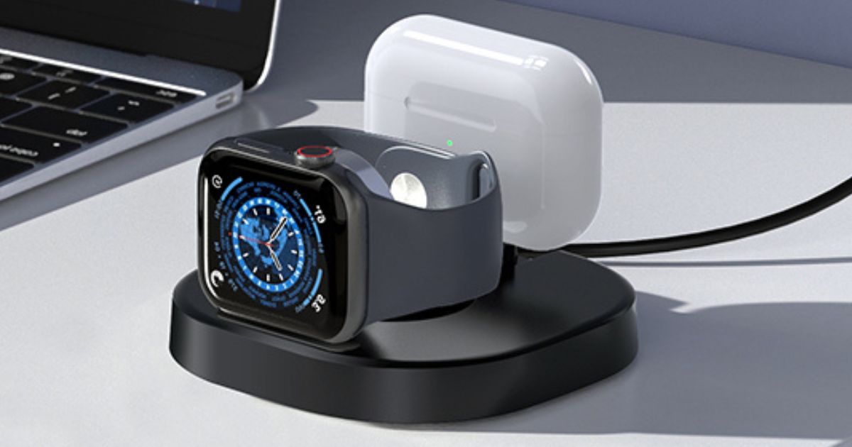 2in1 Charging Stand for Apple Watches & Airpods Only 9.99