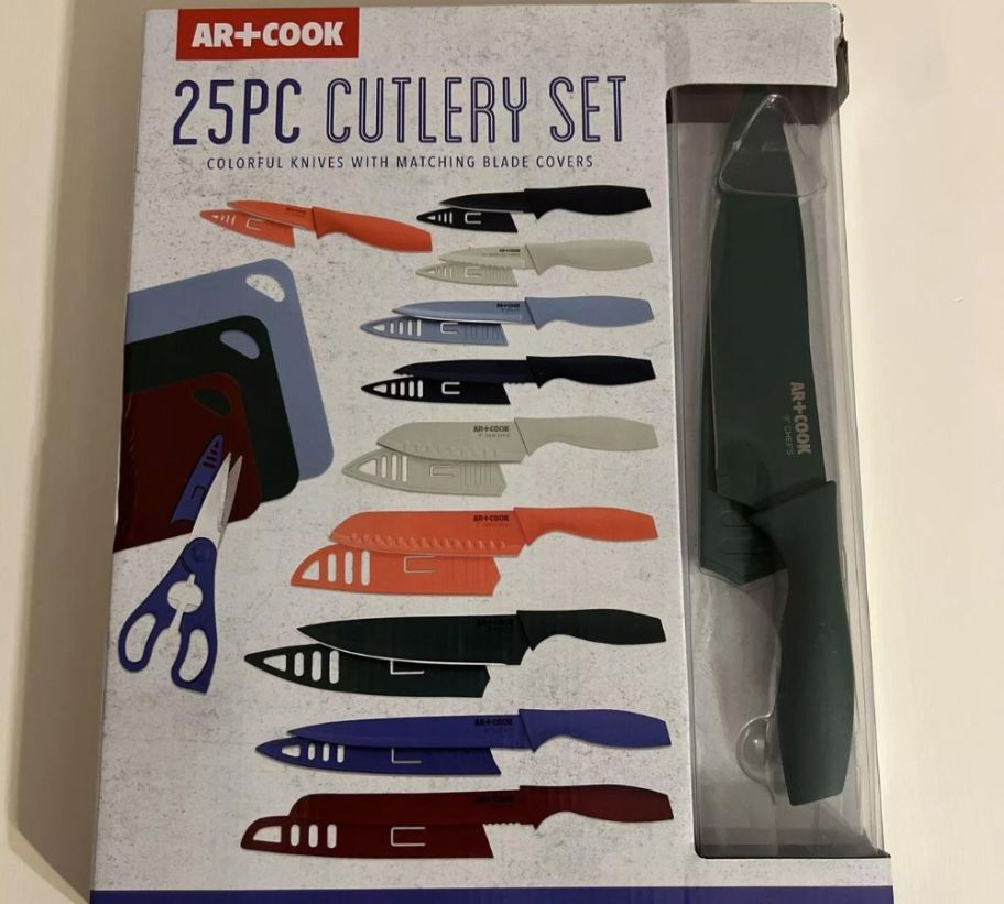 An Art and Cook Cutlery set in a box