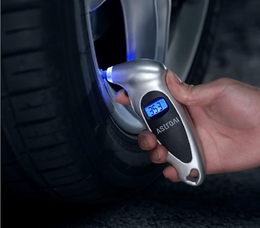 An Astroai Pressure Gauge which can tell you when you need air in your tires