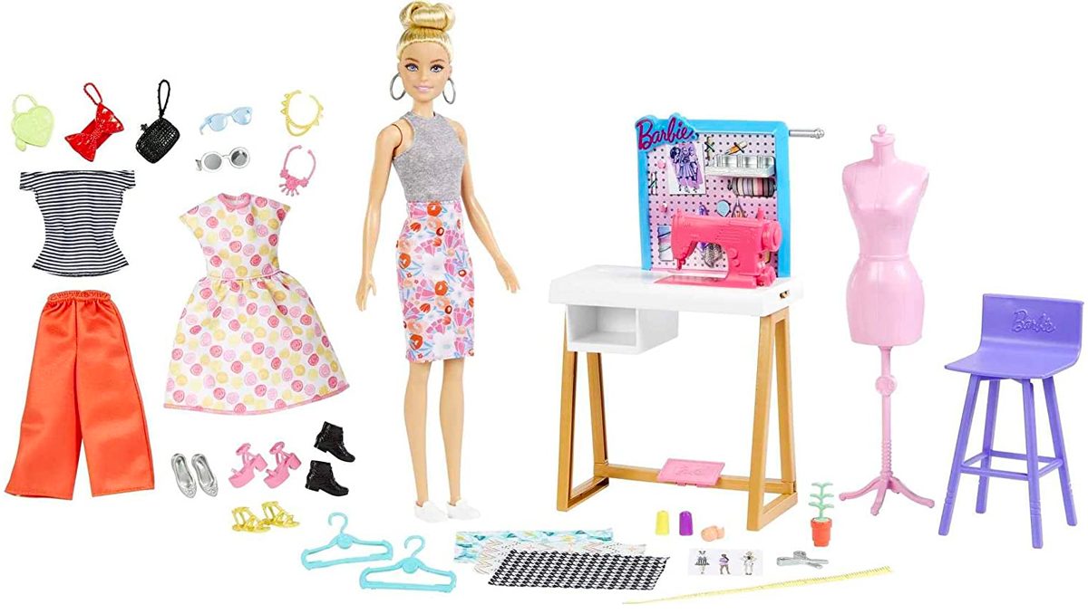 Barbie Fashion Designer Doll &amp; Studio Set