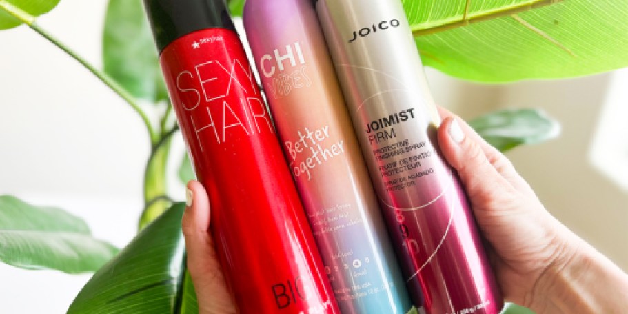 HUGE Hairspray Stock Up: CHI, Joico, Kenra & More from $7.48