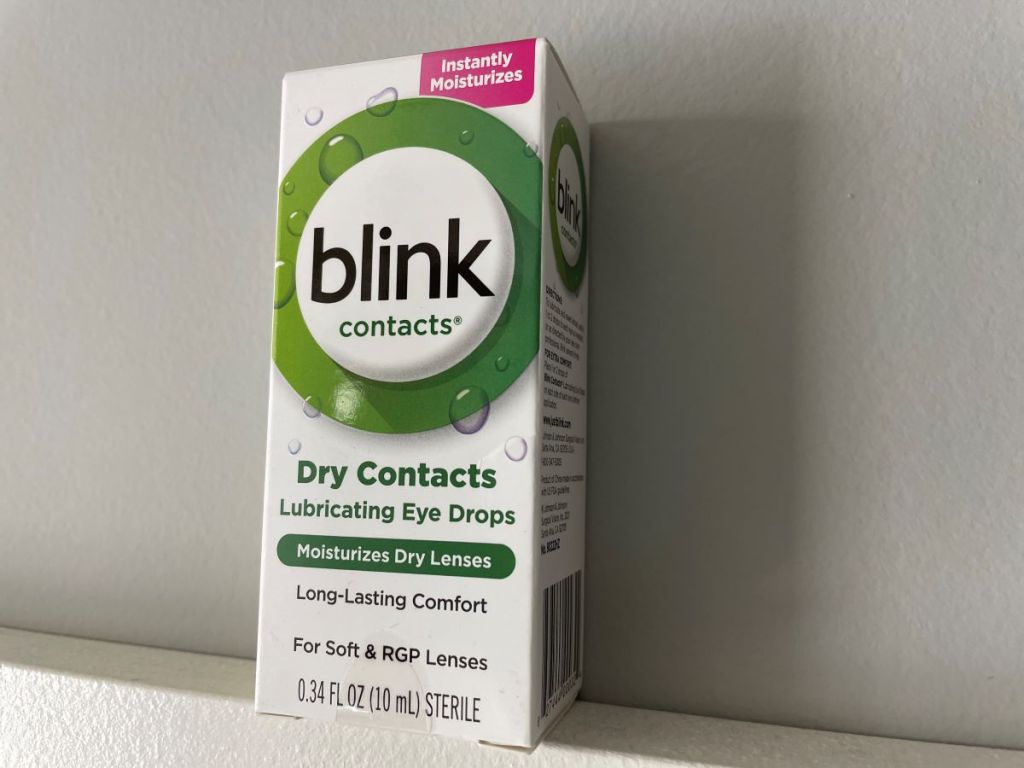 box of Blink eye drops