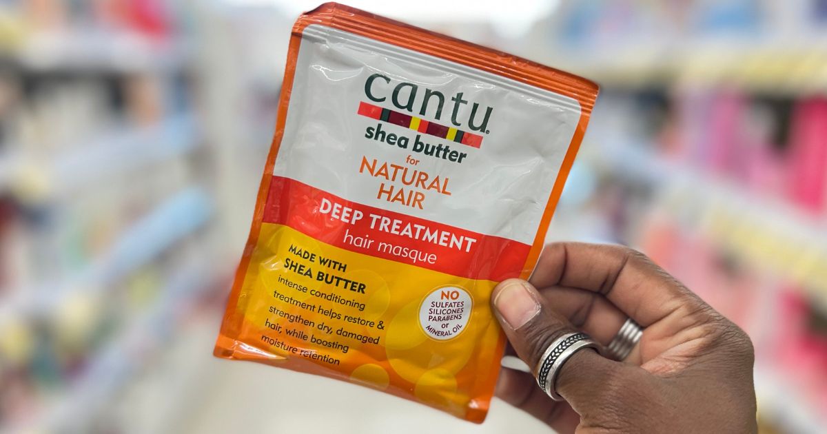 FOUR Cantu Hair Masks Only 1.36 After Target Gift Card Just 34¢ Each