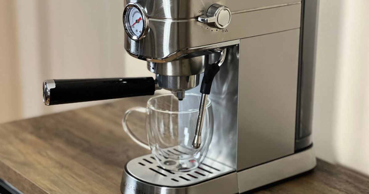 Stainless Steel Espresso Maker Only 120.15 Shipped on Amazon Make