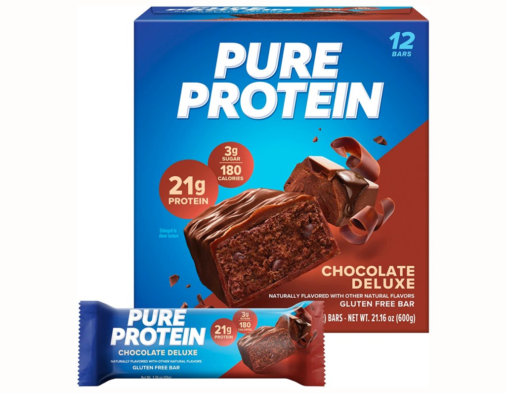 Pure Protein Bars 12-Count Box in Chocolate Deluxe