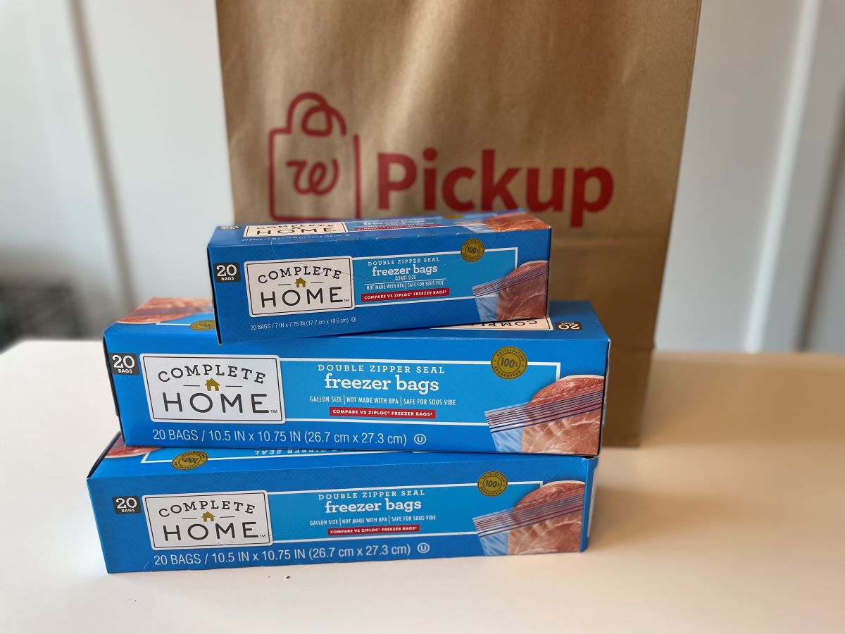 Buy 1, Get 2 FREE Walgreens Storage Bags (Just 83¢ Each) | Sandwich, Quart & Gallon Sizes Available