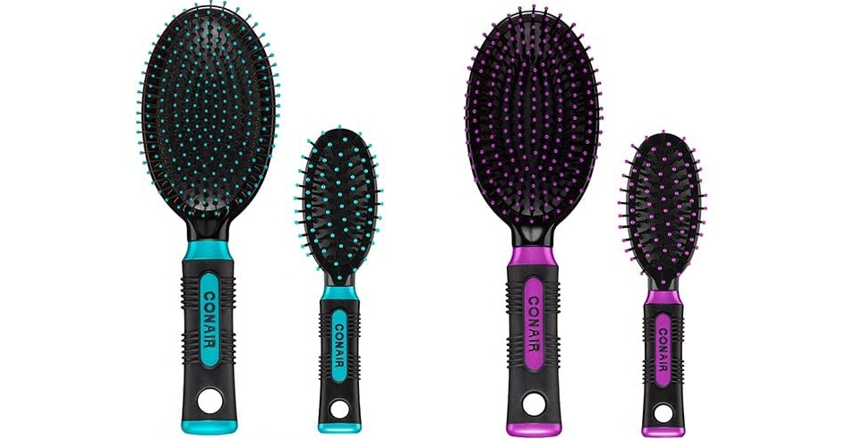 Four Conair hairbrushes