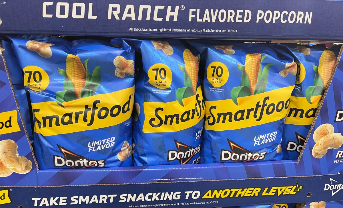 Sam's Club Bags of Smartfood Doritos Popcorn in Cool Ranch Flavor
