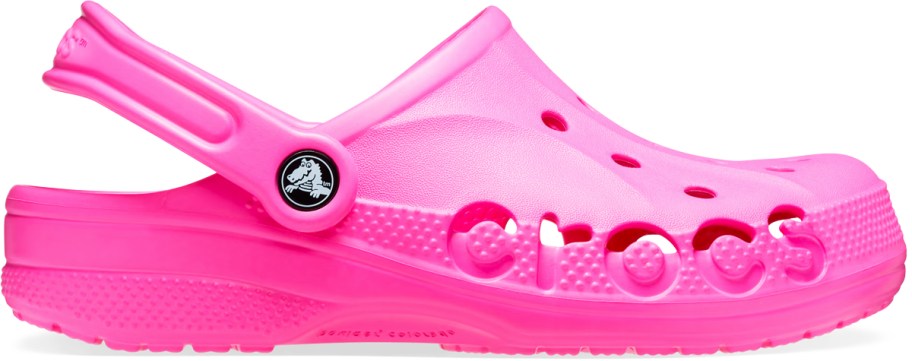 hot pink crocs clog