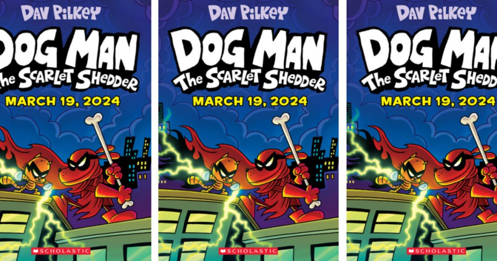 Dog Man the Scarlet Shredder Book