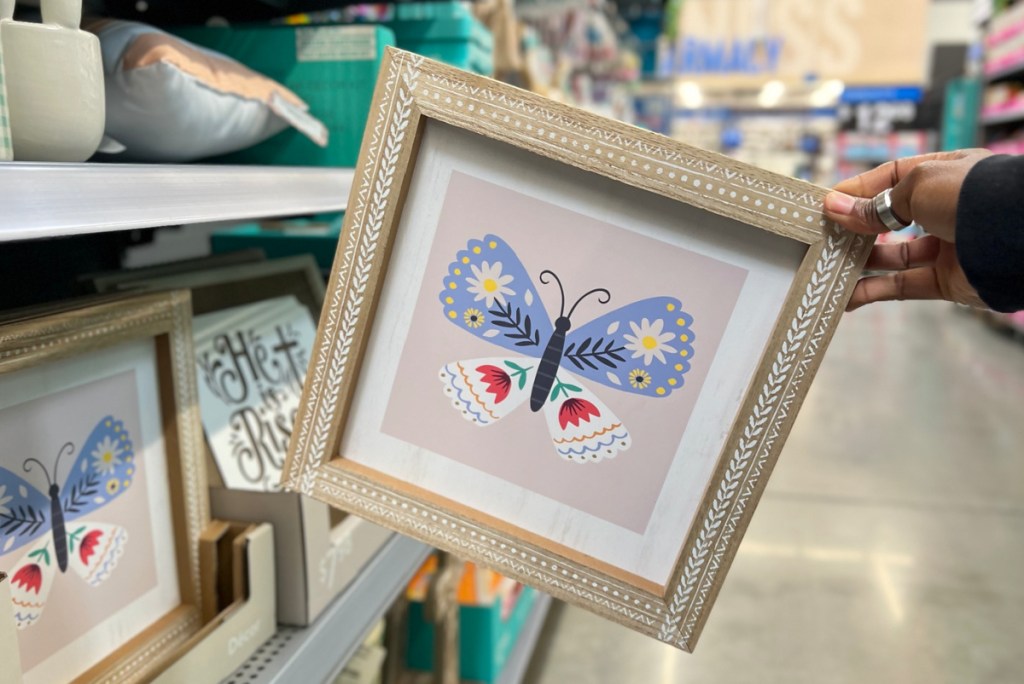 Easter Hanging Decor - Butterfly in woman's hand