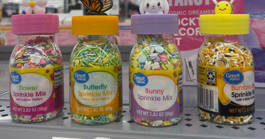 Walmart Easter & Spring Sprinkles from $2.98 | Lots of Cute Designs