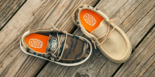 Get Kids’ Hey Dudes Shoes & Slides for ONLY $20 – No-Tie and Breathable!