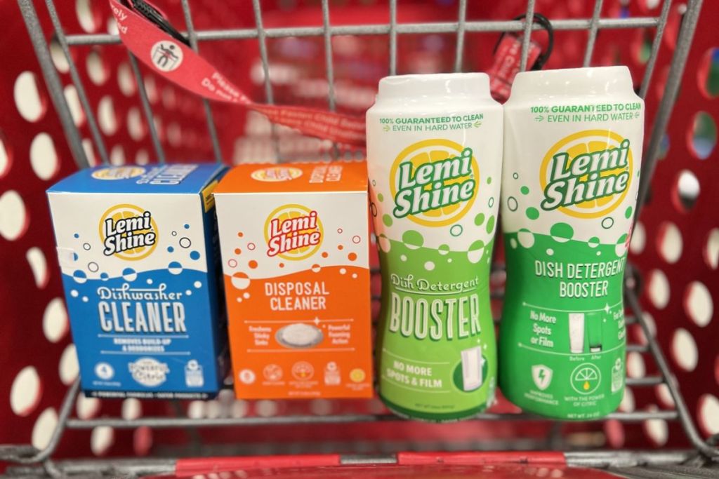 Lemi Shine Products shown in Target shopping cart