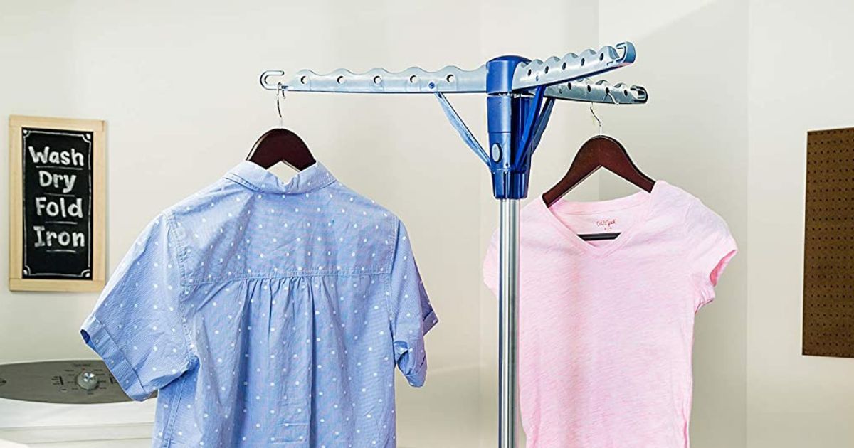 Honey-Can-Do Tripod Clothes Drying Rack Just $18.89 Shipped on Amazon ...