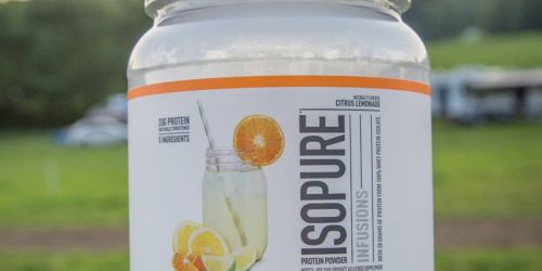 Isopure Protein Powder 16-Serving Jar Only $16.62 Shipped on Amazon (Regularly $42)