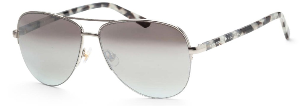 grey aviator kate spade sunglasses