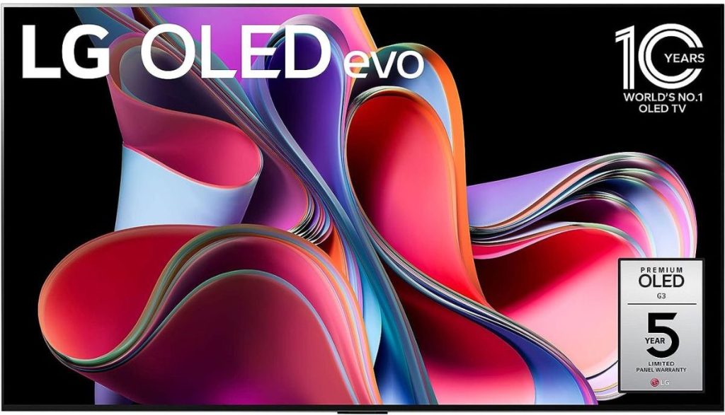 Stock image of an LG OLED Evo TV