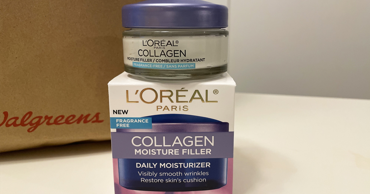 *HOT* Walgreens Beauty Deals | L’Oreal Collagen Cream From $2.42 Each (Reg. $13) & More