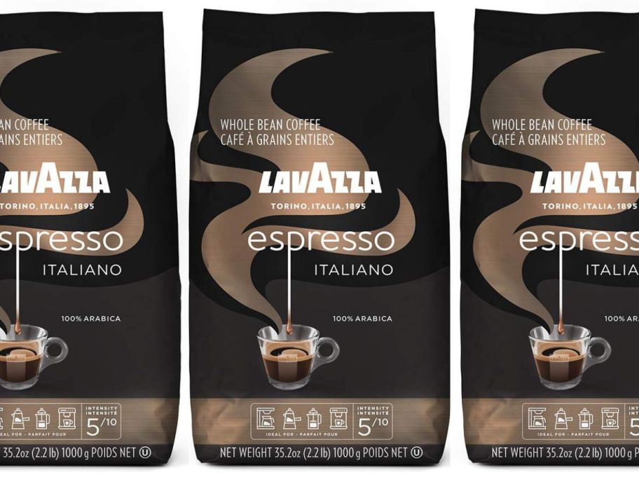 3 bags of Lavazza Coffee